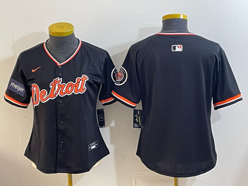 women Detroit Tigers blank black Nike 2026 MLB Jersey 0414001